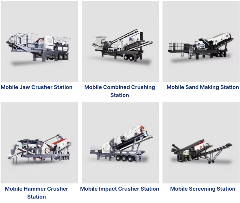 Tire-type Mobile Crushing Station (8)